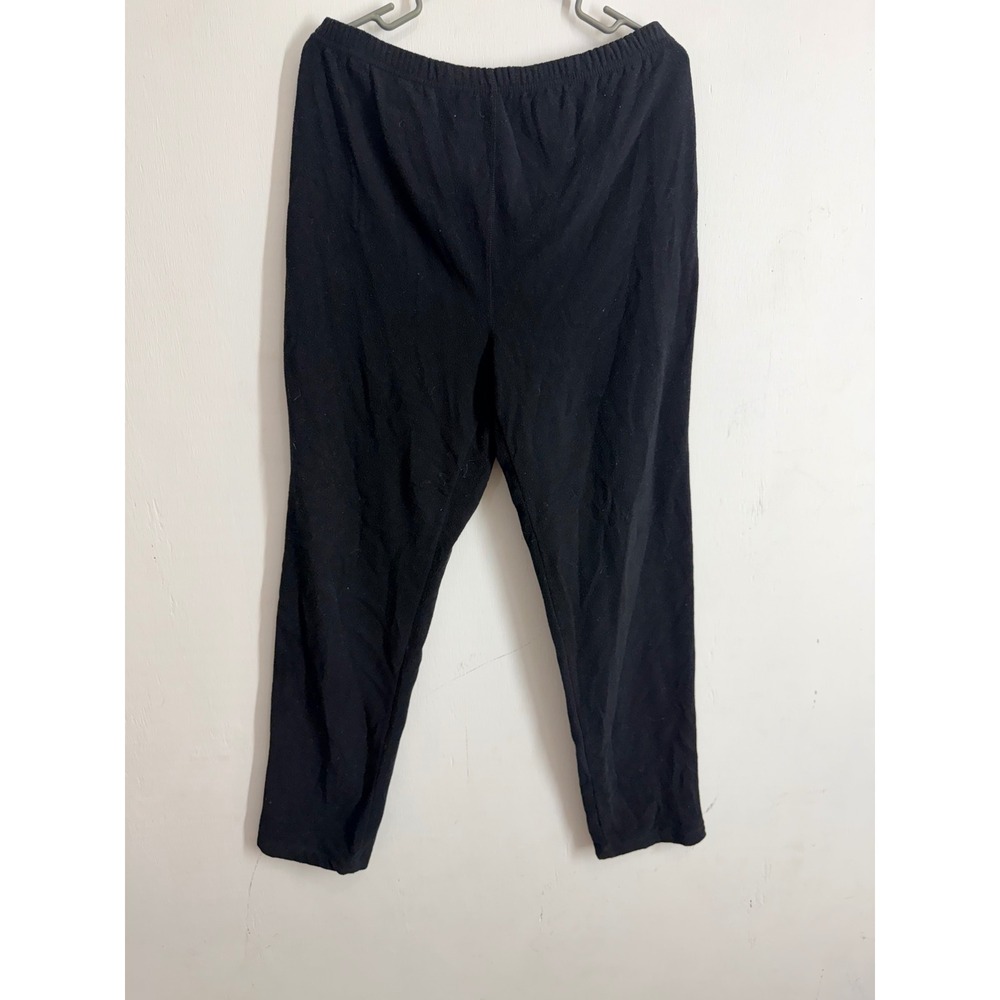 Active Studio Black Leggings Womens Large Elastic Waist Stretch Athleisure Pants